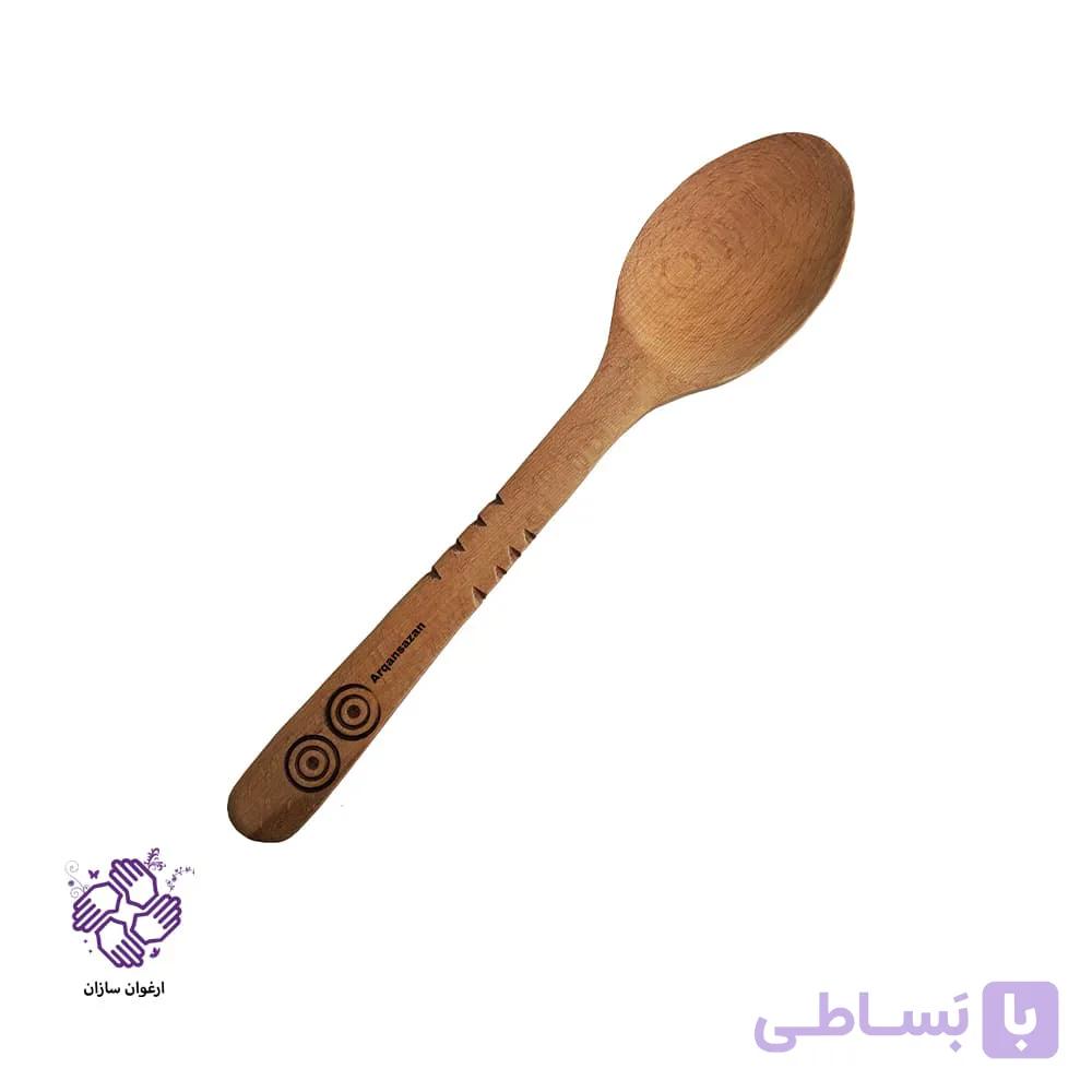 قاشق چوبی ارغوان سازان مدل شاخه — تصویر 1