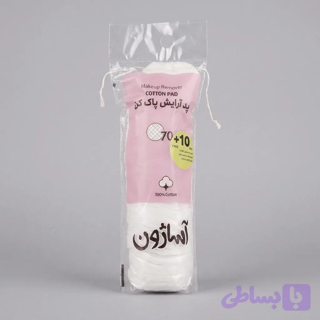پد پاک کننده آرایش آساژون بسته 80 عددی