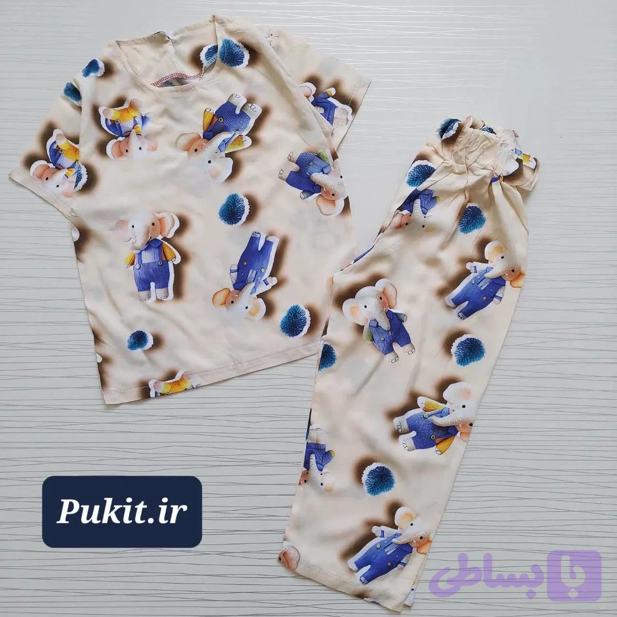 تیشرت شلوار نخی سه بعدی پسرانه (2تا10سال) — تصویر 1