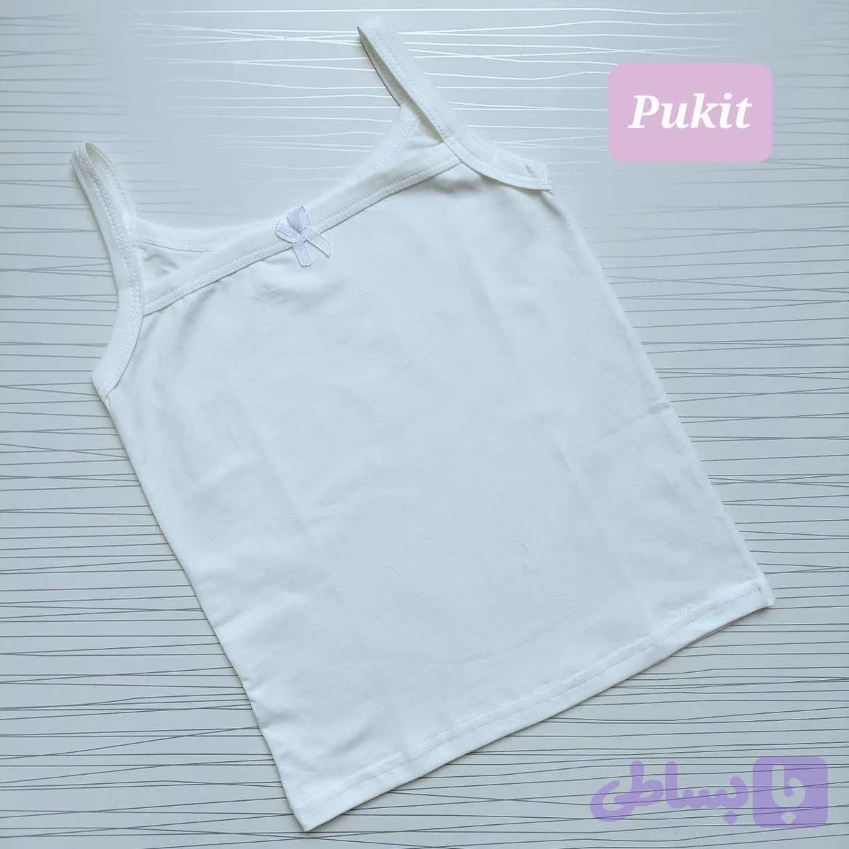 تاپ بندی دخترانه ساده(2 تا 10سال) — تصویر 1
