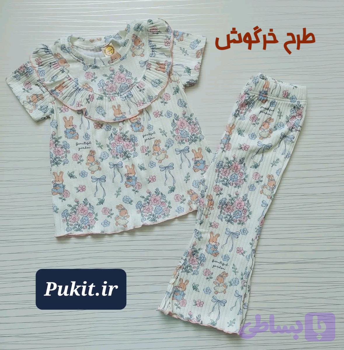 تیشرت شلوار راحتی دخترانه جامک(۱ تا 11 سال) — تصویر 1