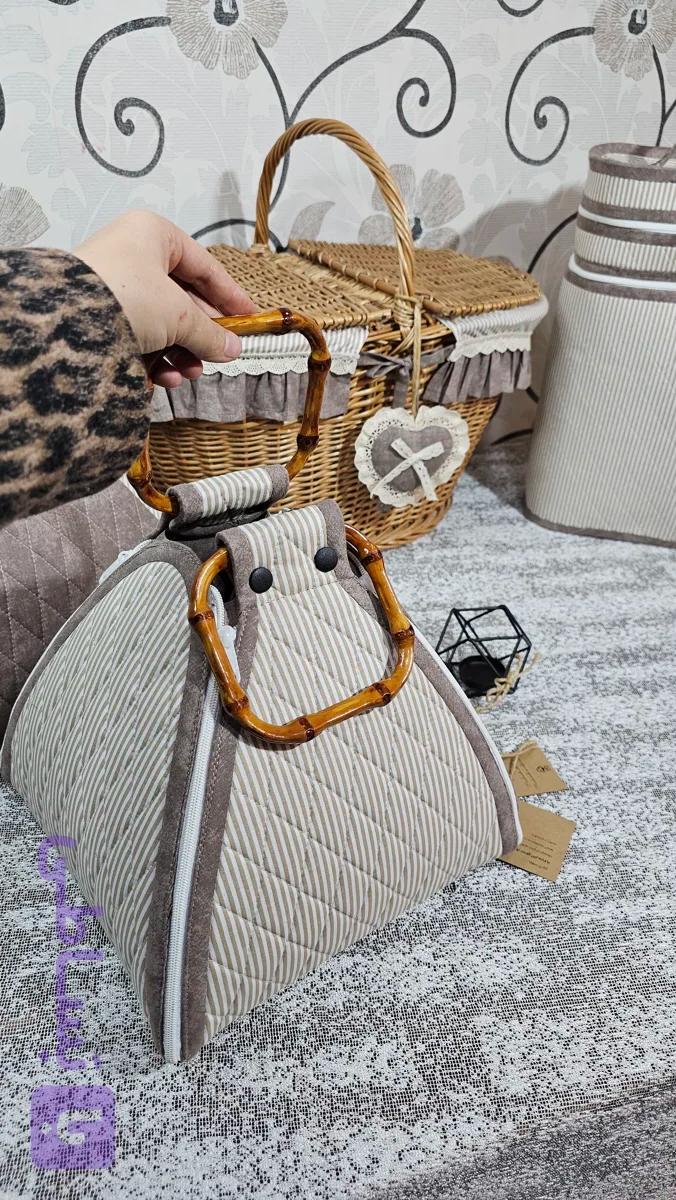 کاور قابلمه دو کاره دسته چوبی سفره شو مسافرتی و پیکنیک