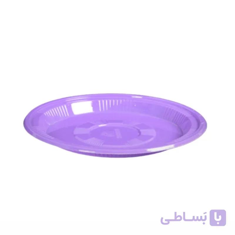 بشقاب غذا خوری یکبار مصرف پیام 25 عددی