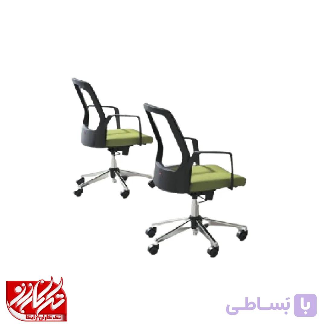 صندلی کنفرانسی نیلپر کد sk 666 پشت توری کوتاه ارگونومیک — تصویر 1