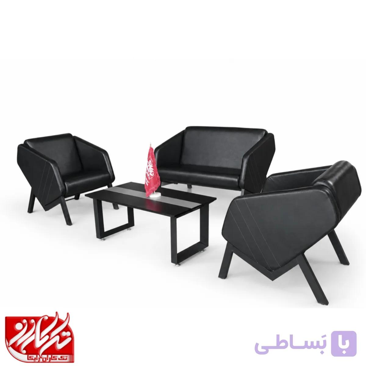مبل نیم ست اداری مدل اوات به همراه جلو مبلی — تصویر 1