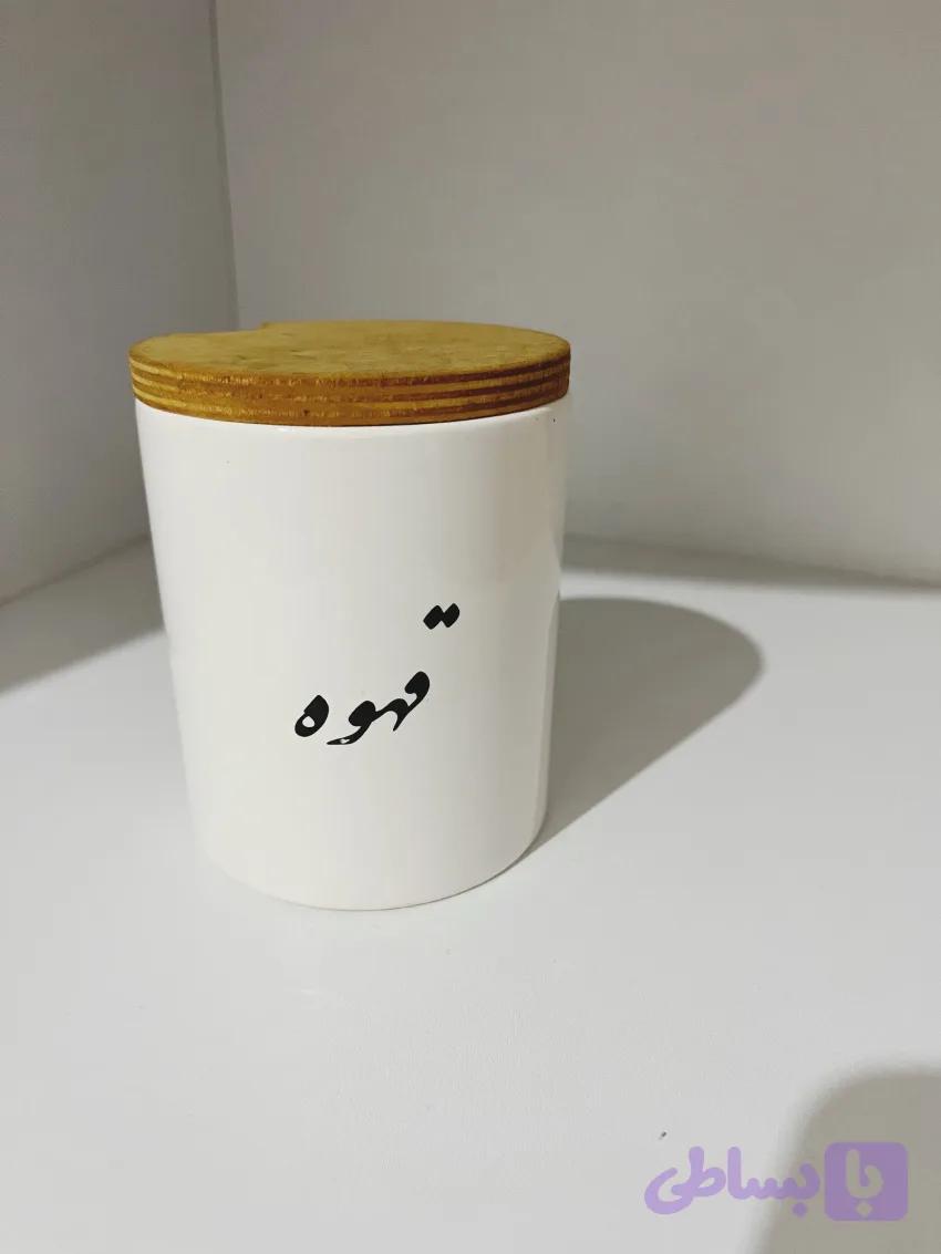 بانکه سرامیکی قهوه