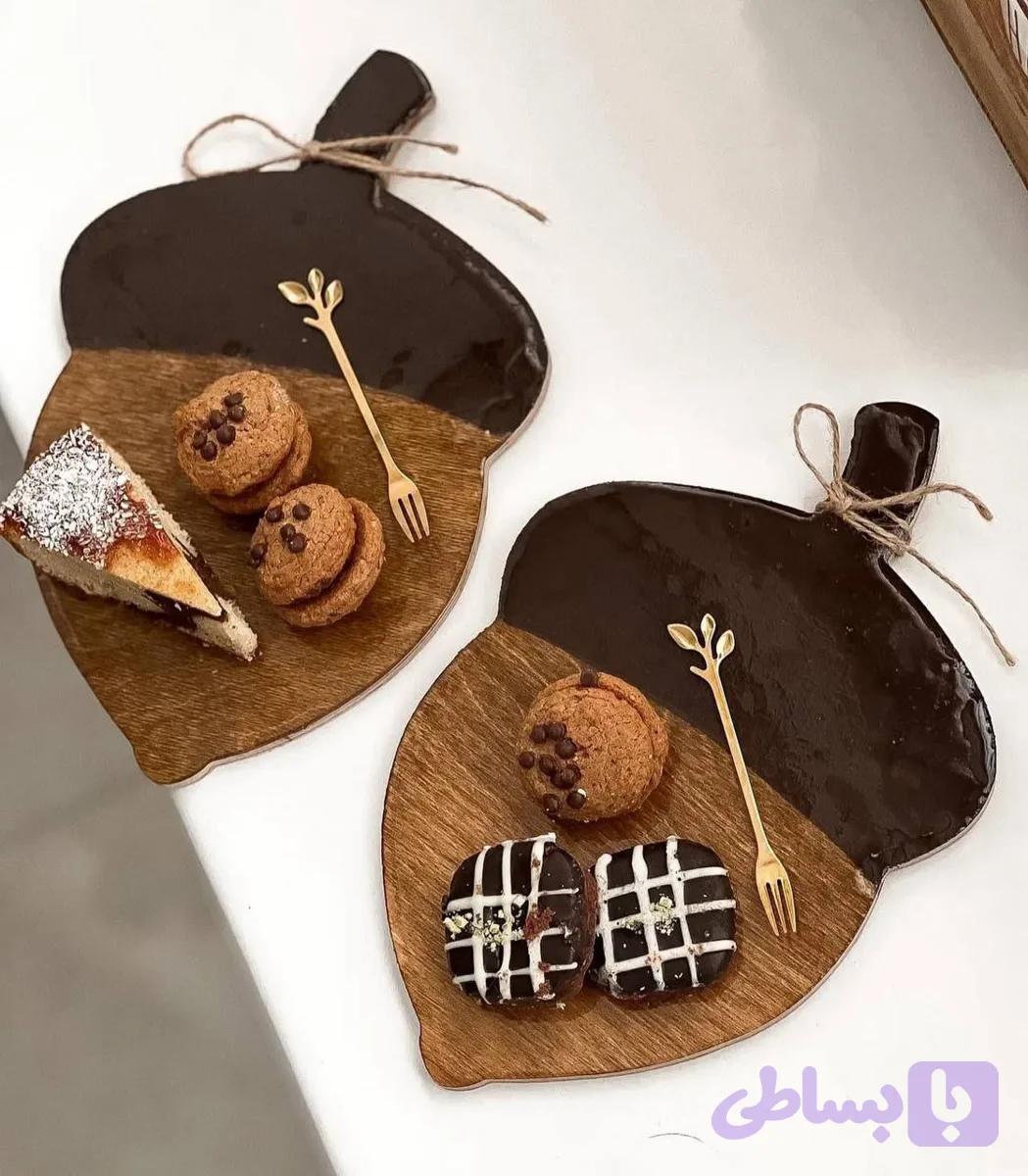 تخته سرو چوبی رزینی طرح بلوط
