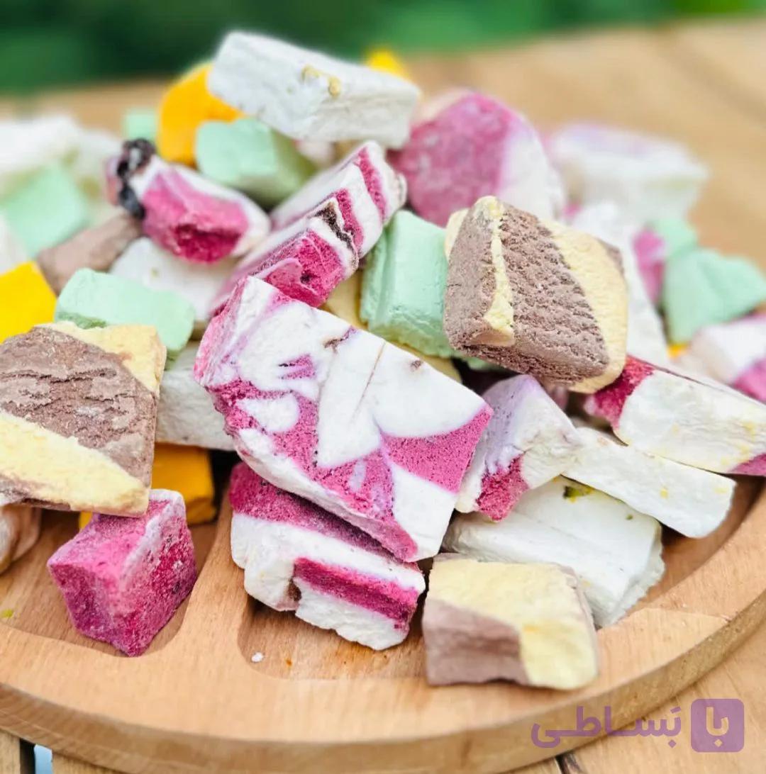 بستنی خشک تردمیکس میوه ای مخلوطی ۵۰ گرم