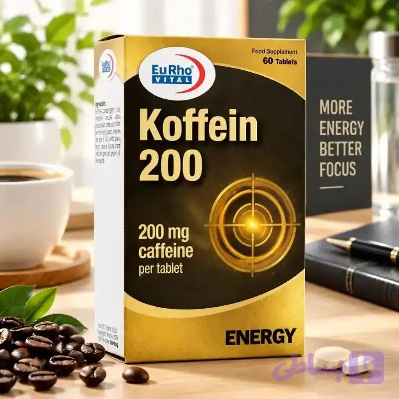 کافئین یوروویتال 200 میلی گرم — تصویر 1