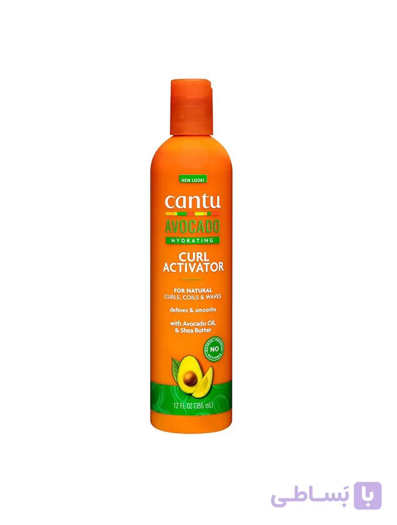 اکتیویتور کنتو آووکادو Cantu Avocado مخصوص موی فر و حالتدار حجم 355 میل