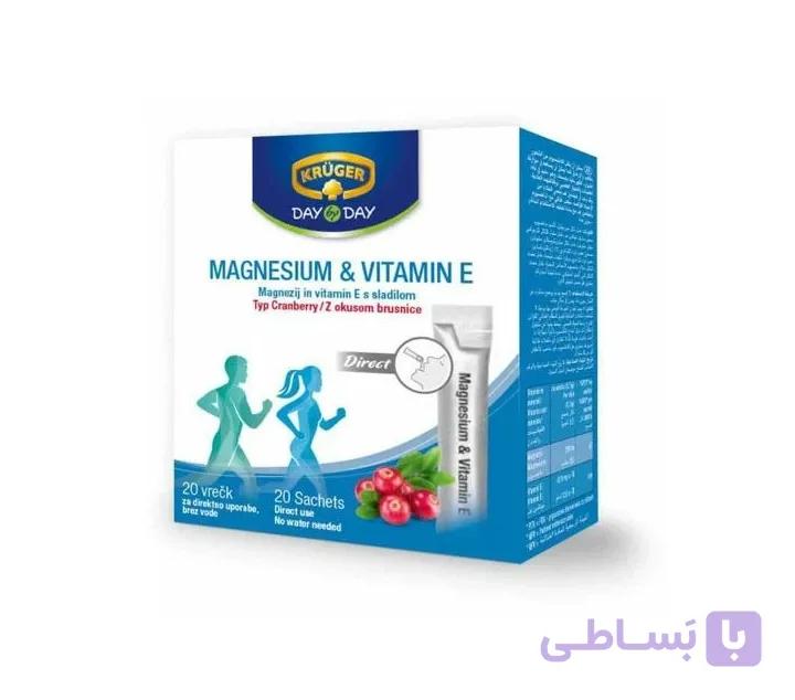 ساشه منیزیم + ویتامین E کروگر