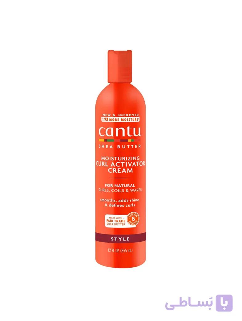 اکتیویتور کنتو شی‌باتر Cantu Shea Butter مخصوص موی فر و حالت‌دار حجم 355 میل