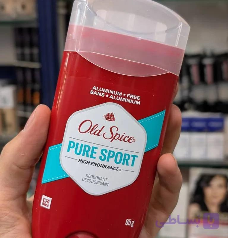 مام صابونی اولد اسپایس فیری آلومینیوم مدل Pure Sport حجم 85 گرم