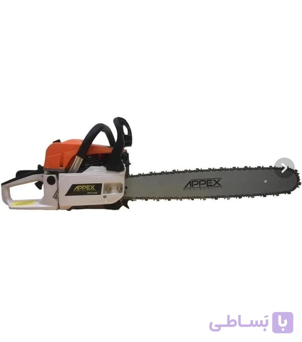 اره زنجیری بنزینی اپکس مدل APX2220 تیغه ۵۰ سانتی — تصویر 1