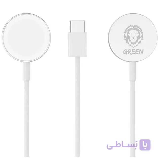 Green Lion Ultra Magnetic Charging Cable (Type-C Interface)3W for iWatch Series کابل شارژ اپل