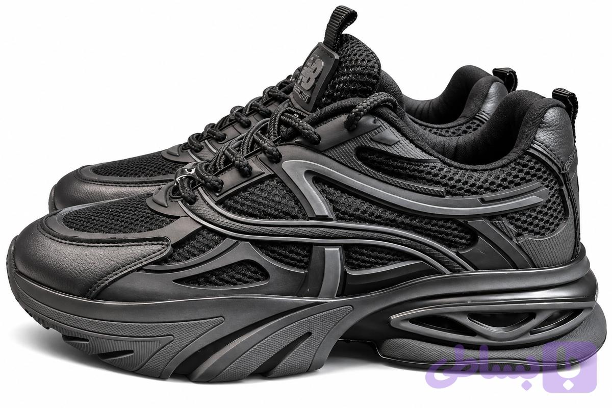 کتونی رانینگ مشکی مدل Chunky Runner