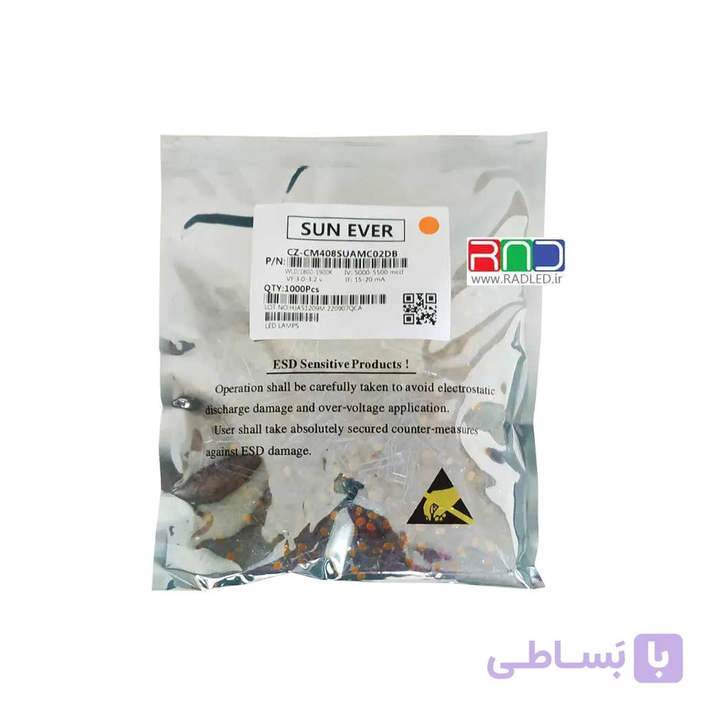 ال ای دی کلاهی انبه ای Sun Ever چیپ بزرگ بسته 1000 عددی — تصویر 1