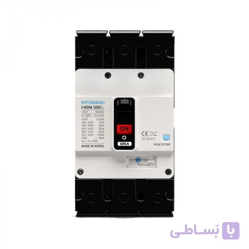 کلید اتوماتیک 160 آمپر هیوندا قابل تنظیم مدل HGM ا Hyundai HGM160A adjustable automatic key