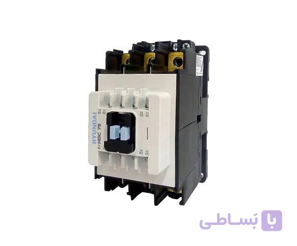 کنتاکتور 85 آمپر هیوندای بوبین 220VAC توان 45 کیلووات HGC