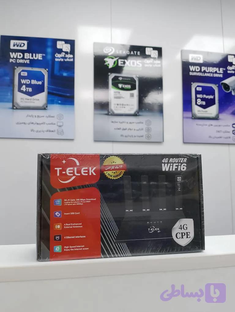 مودم روتر سیم‌کارتی تی الک مدل 4G WiFi 6 — تصویر 1