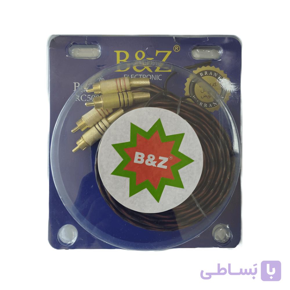 کابل RCA بی اند زد B&Z مدل فلزی