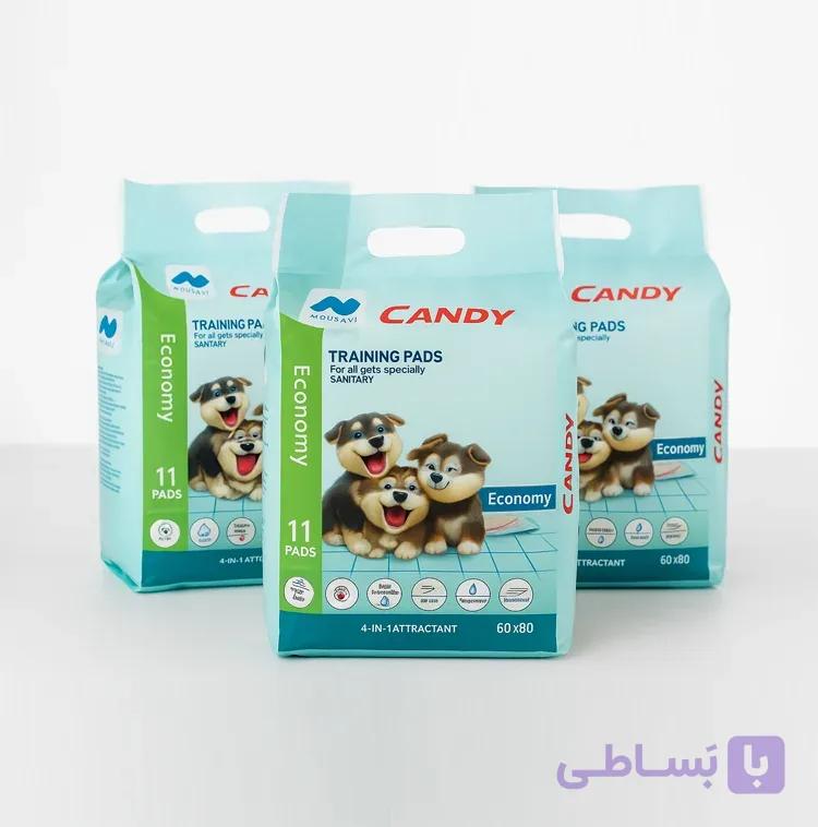 پد بهداشتی سگ و گربه کندی بسته ۳۳ عددی (مدل اقتصادی)