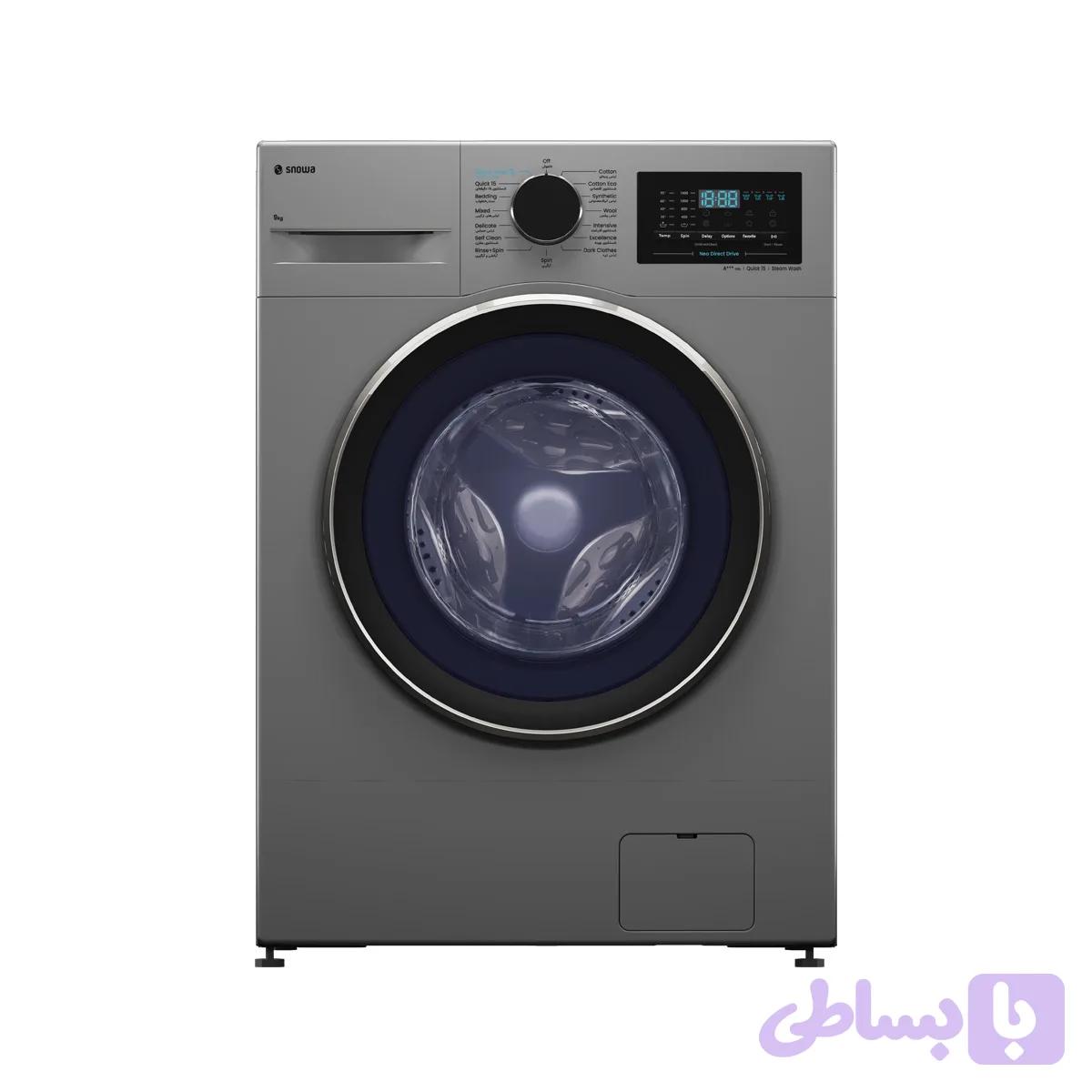 ماشین لباسشویی 9 کیلویی اسنوا سری آوان SNW-9010S — تصویر 1