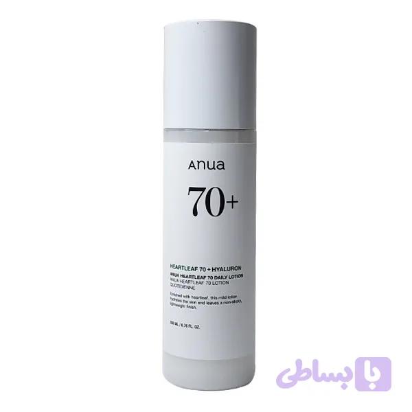 لوسیون آبرسان صورت آنوا مدل هارتلیف و هیالورون +70 مناسب برای انواع پوست حجم 200 میلی لیتر — تصویر 1