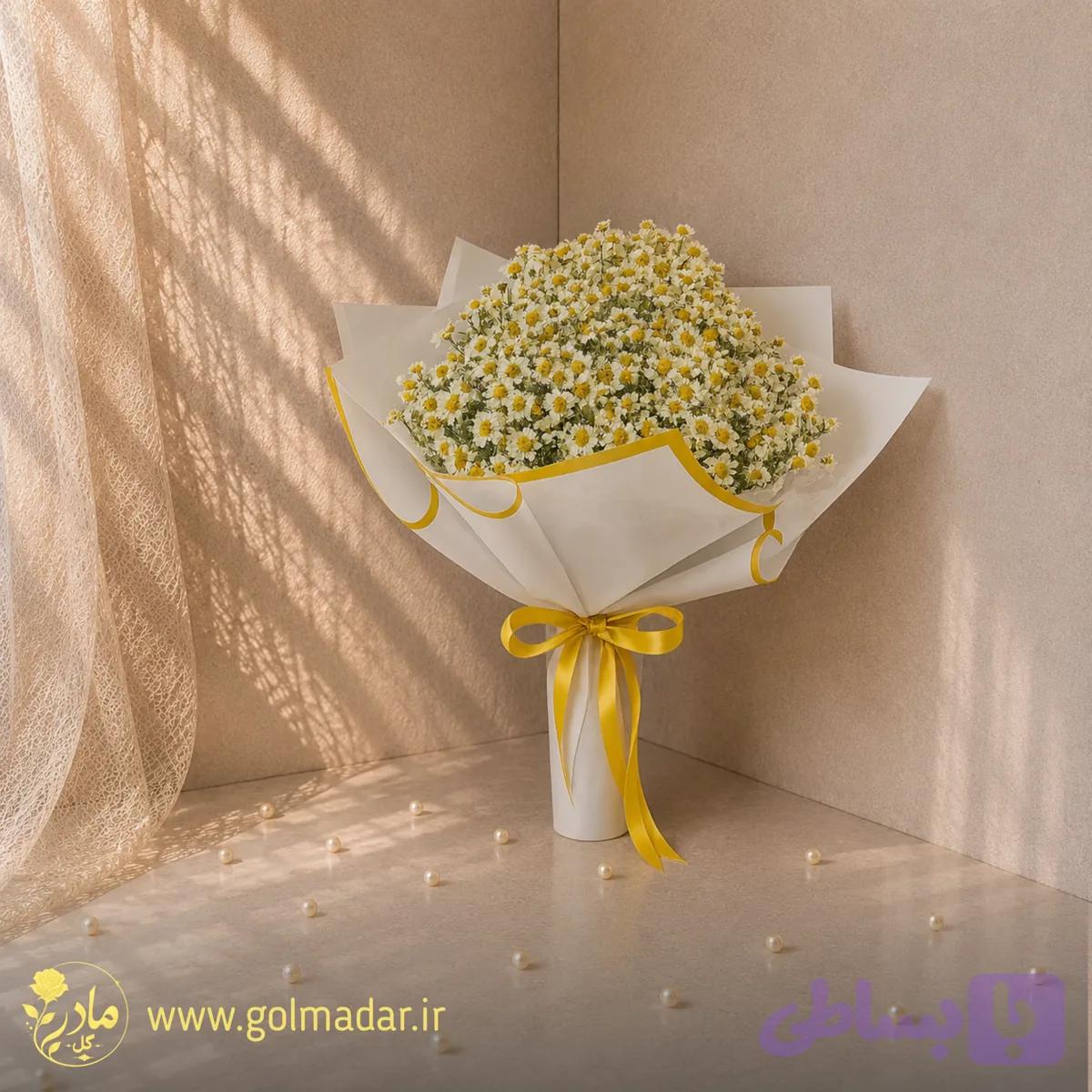 دسته گل بابونه