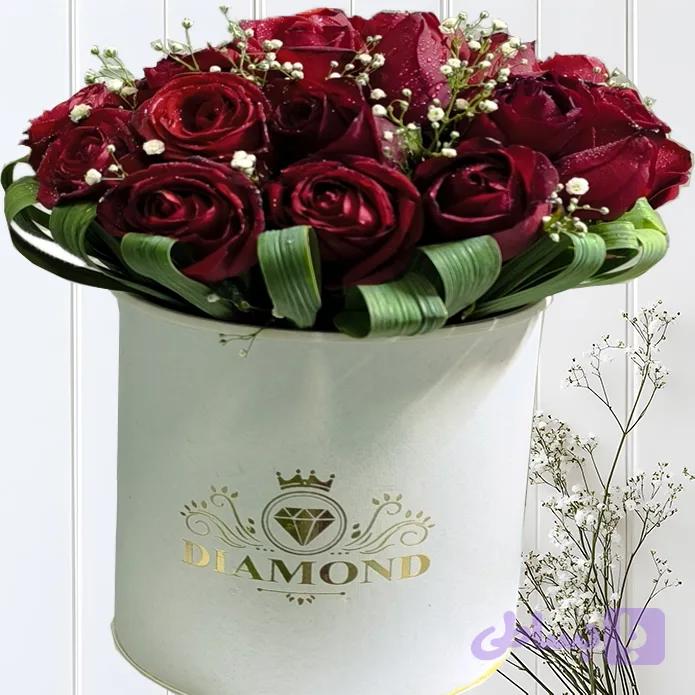 باکس ۲۰ شاخه رز هلندی کد 00۳