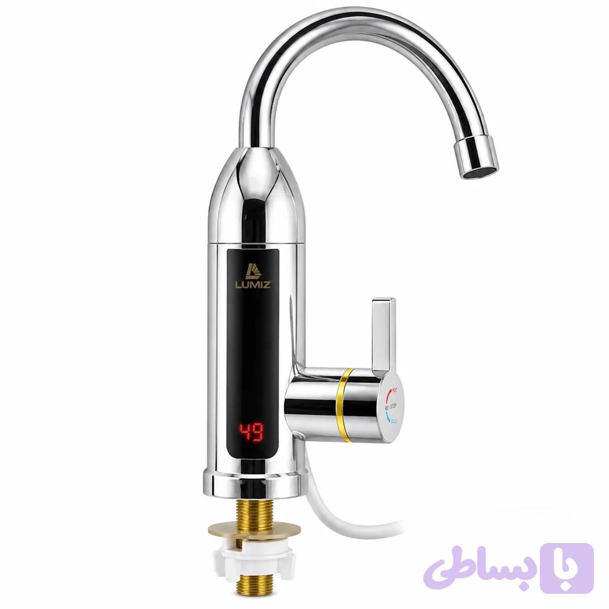 شیر آبگرمکن برقی فوری لومیز مدل RX-012 توان 3000 وات — تصویر 1