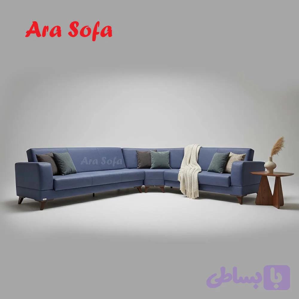 مبل ال تختخواب‌شو آراسوفا کد LB89NP — تصویر 1