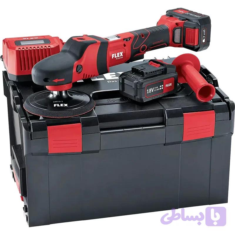 دستگاه پولیش روتاری شارژی فلکس مدل PE 150 18.0-EC/5.0 Set کد 447153