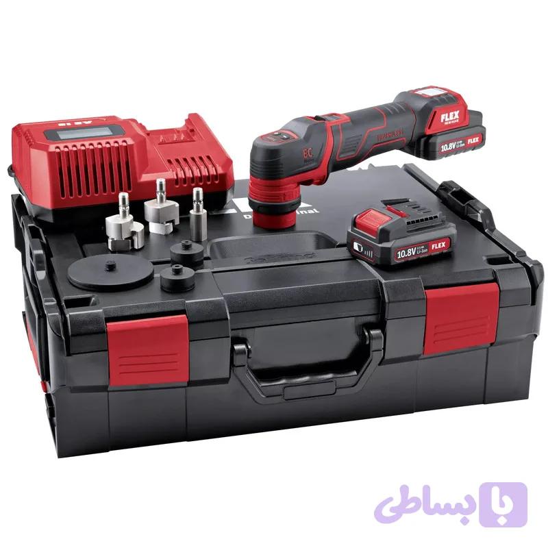 دستگاه پولیش آیبرید شارژی فلکس مدل PXE 80 10.8-EC/2.5 Set کد 418102