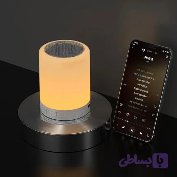 چراغ خواب اسپیکر دار بلوتوثی