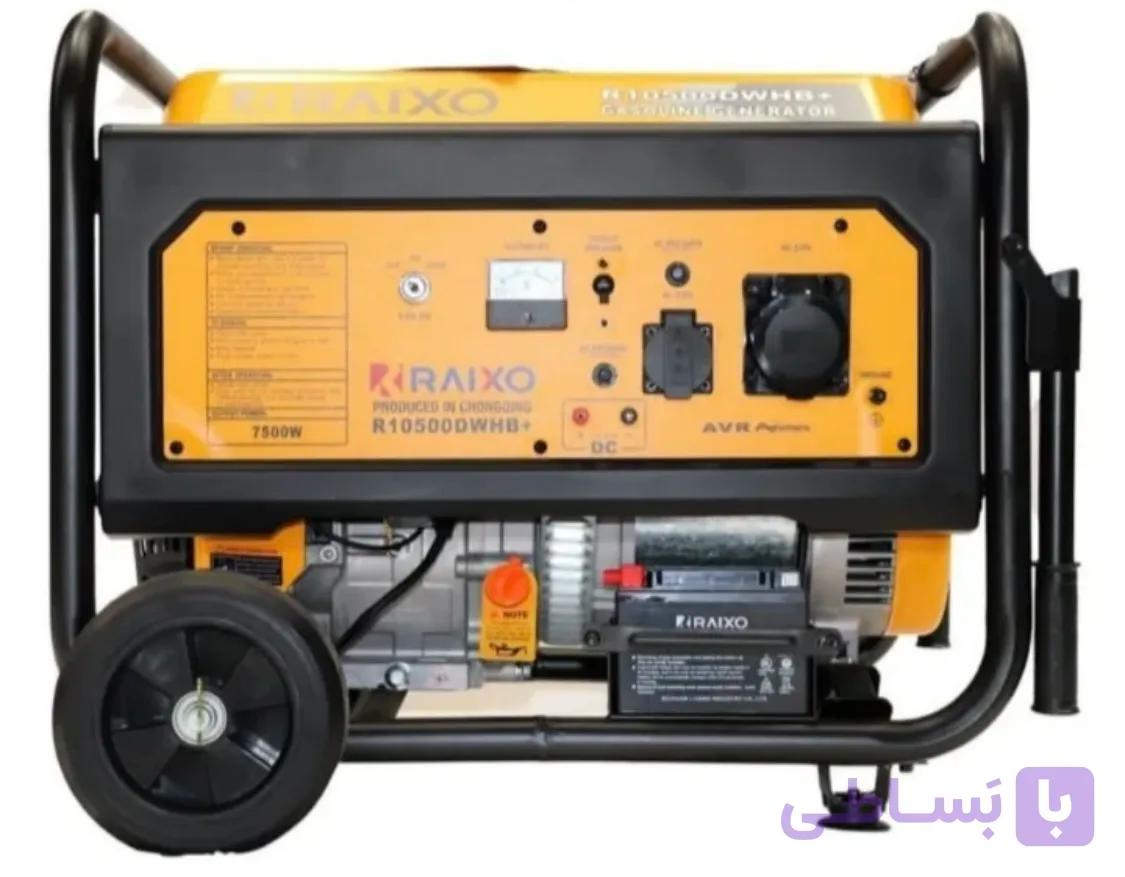موتور برق بنزینی راکسیو 7.5 کیلووات مدل R10500DWHB+ATS — تصویر 1