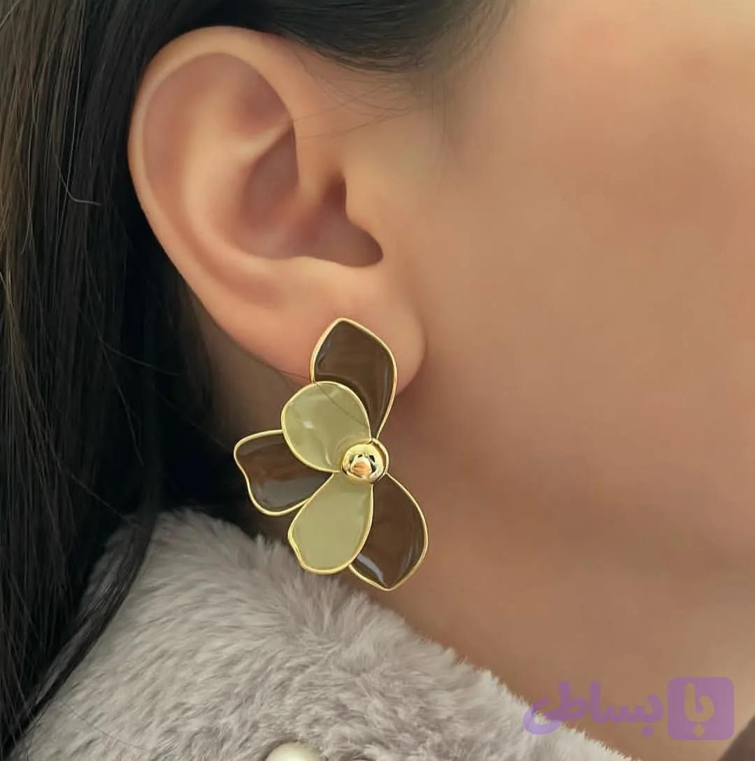 گوشواره میناکاری گلبرگ