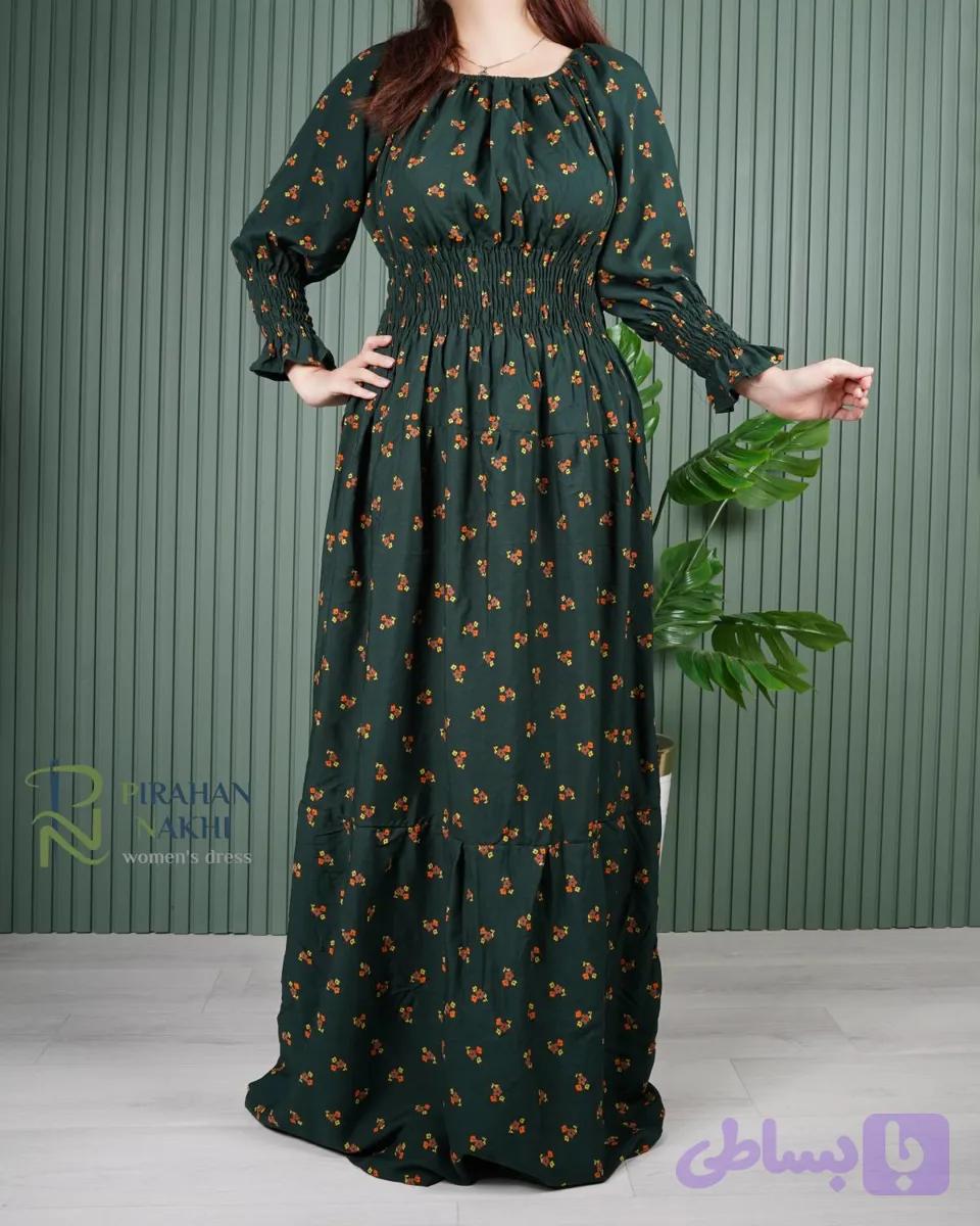 پیراهن فرح گلدار 7357 — تصویر 1
