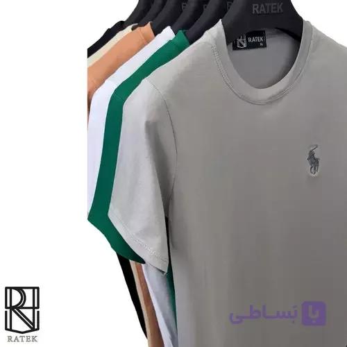 تیشرت ساده گلدوزی پولو