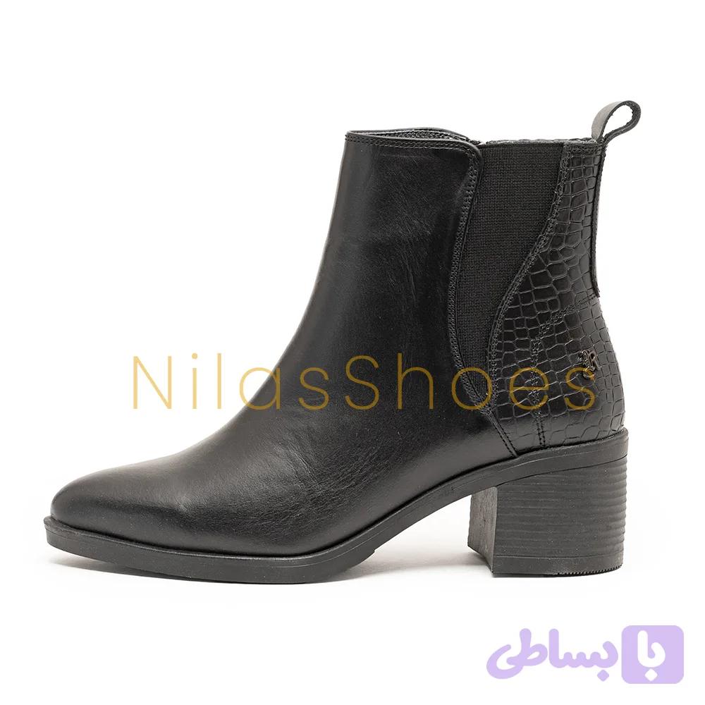 نیم بوت زنانه چرم طبیعی (R-1118) — تصویر 1