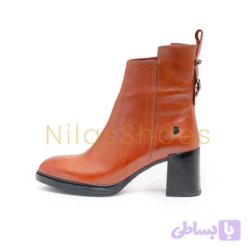 نیم بوت زنانه چرم طبیعی (R-806) — تصویر 1