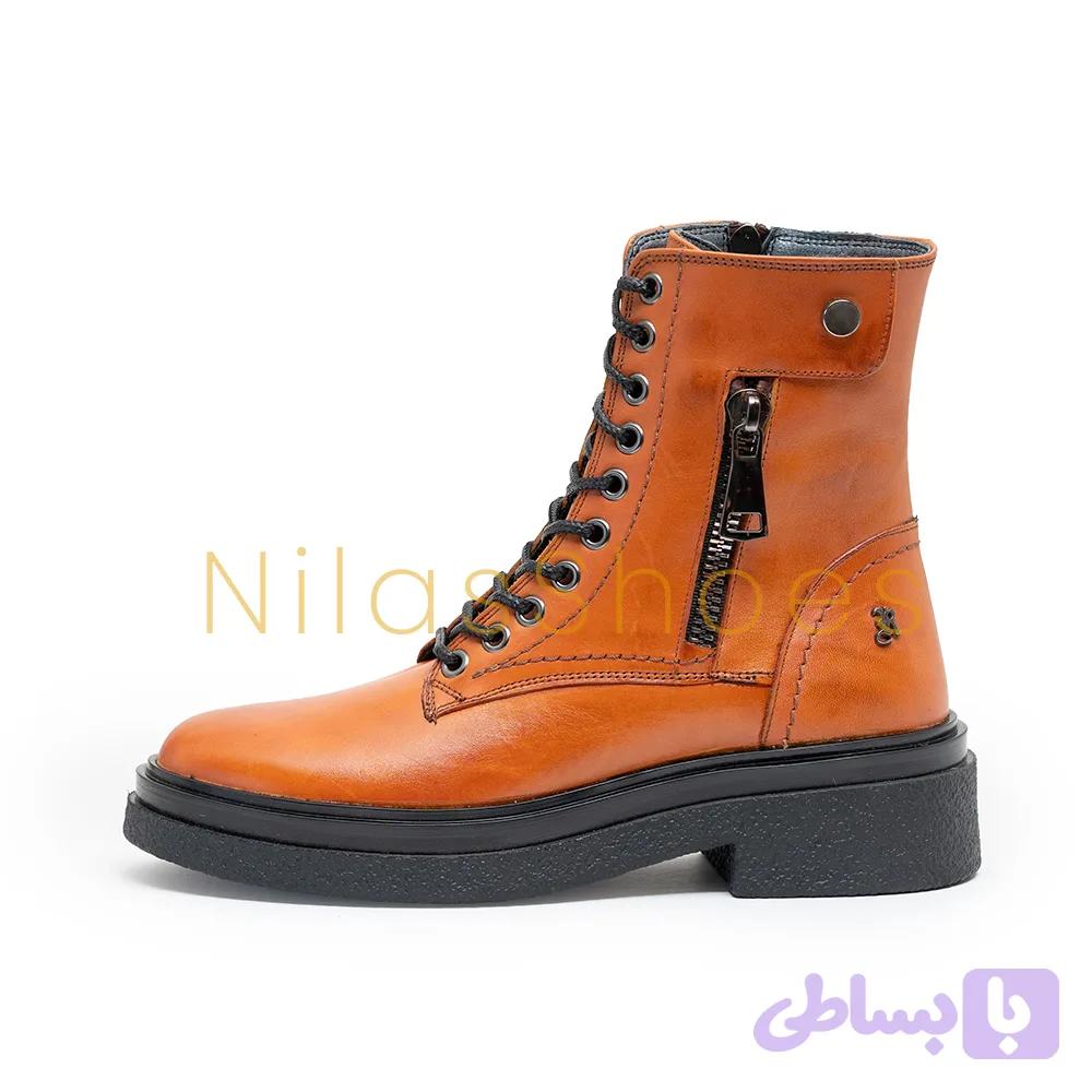 نیم بوت زنانه چرم طبیعی (R-812) — تصویر 1