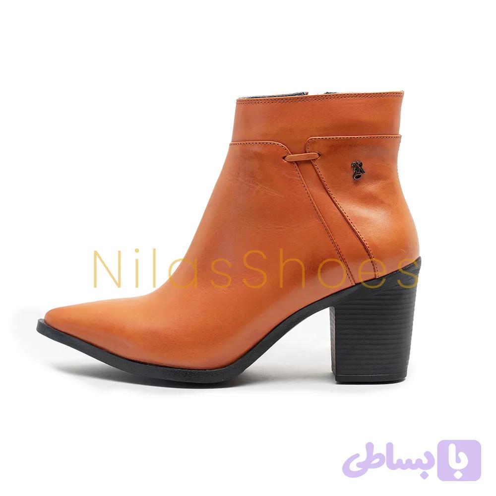 نیم بوت زنانه چرم طبیعی (R-942) — تصویر 1