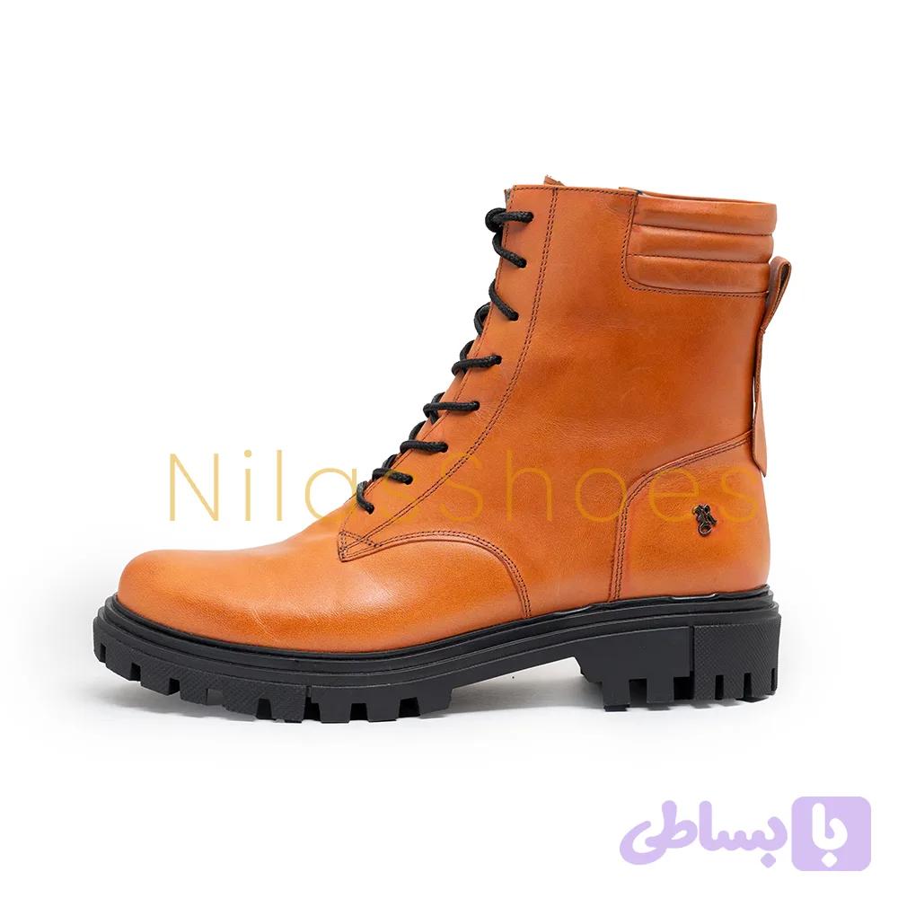 نیم بوت زنانه راحتی چرم طبیعی (R-700) — تصویر 1