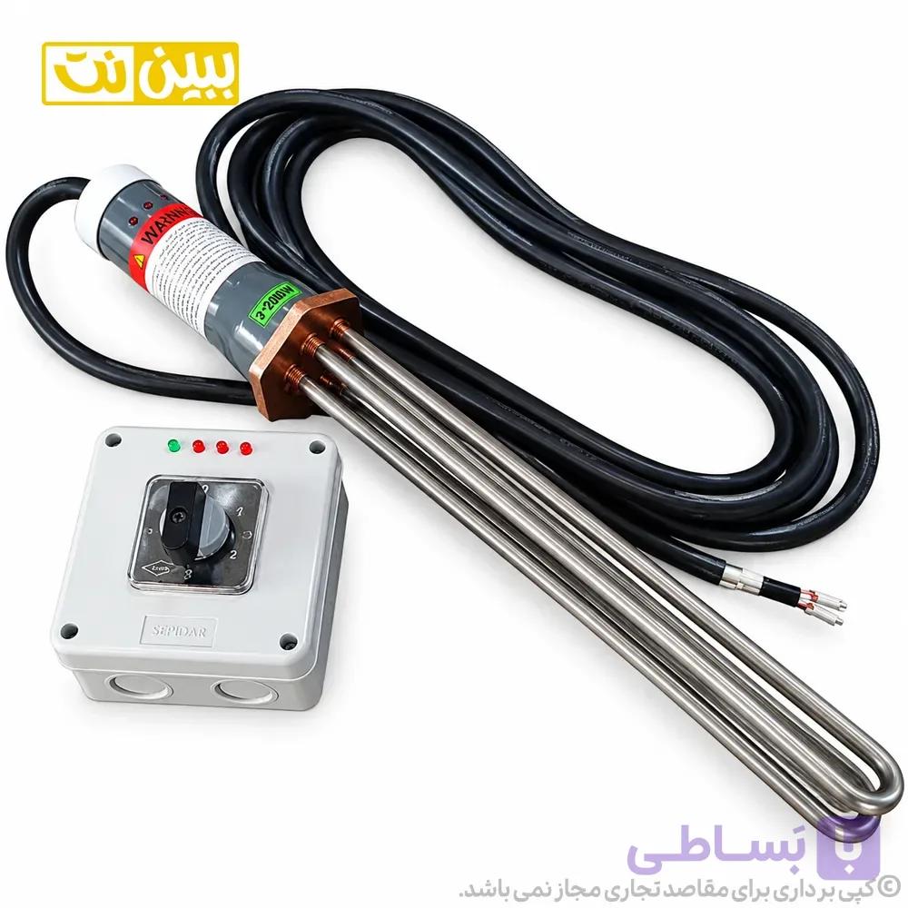 المنت آبگرمکن غرقابی صنعتی آراتا مدل 9020 — تصویر 1
