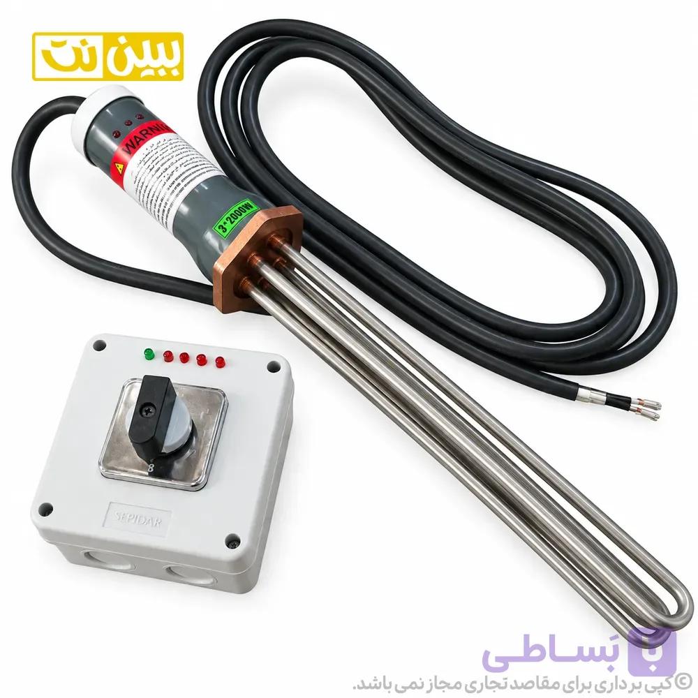 المنت آبگرمکن غرقابی 6000 وات آراتا مدل 6022 — تصویر 1