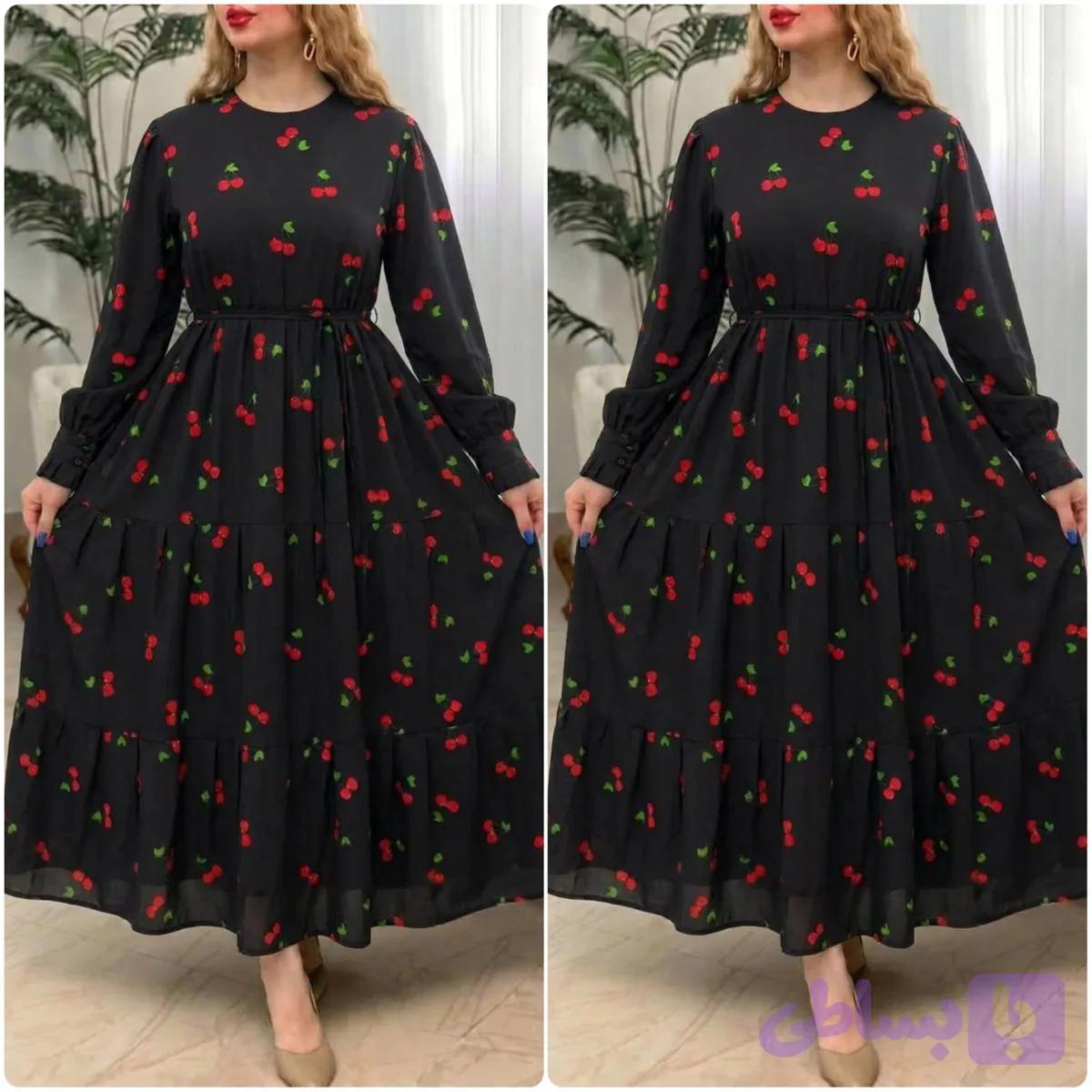 پیراهن زنانه گیلاسی