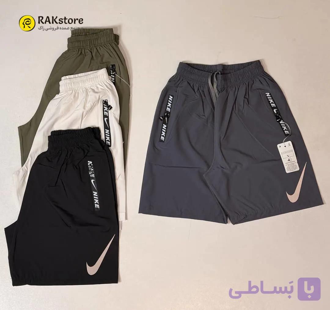 شلوارک دمپا ساده مردانه میکرو برند پرنیا — تصویر 1