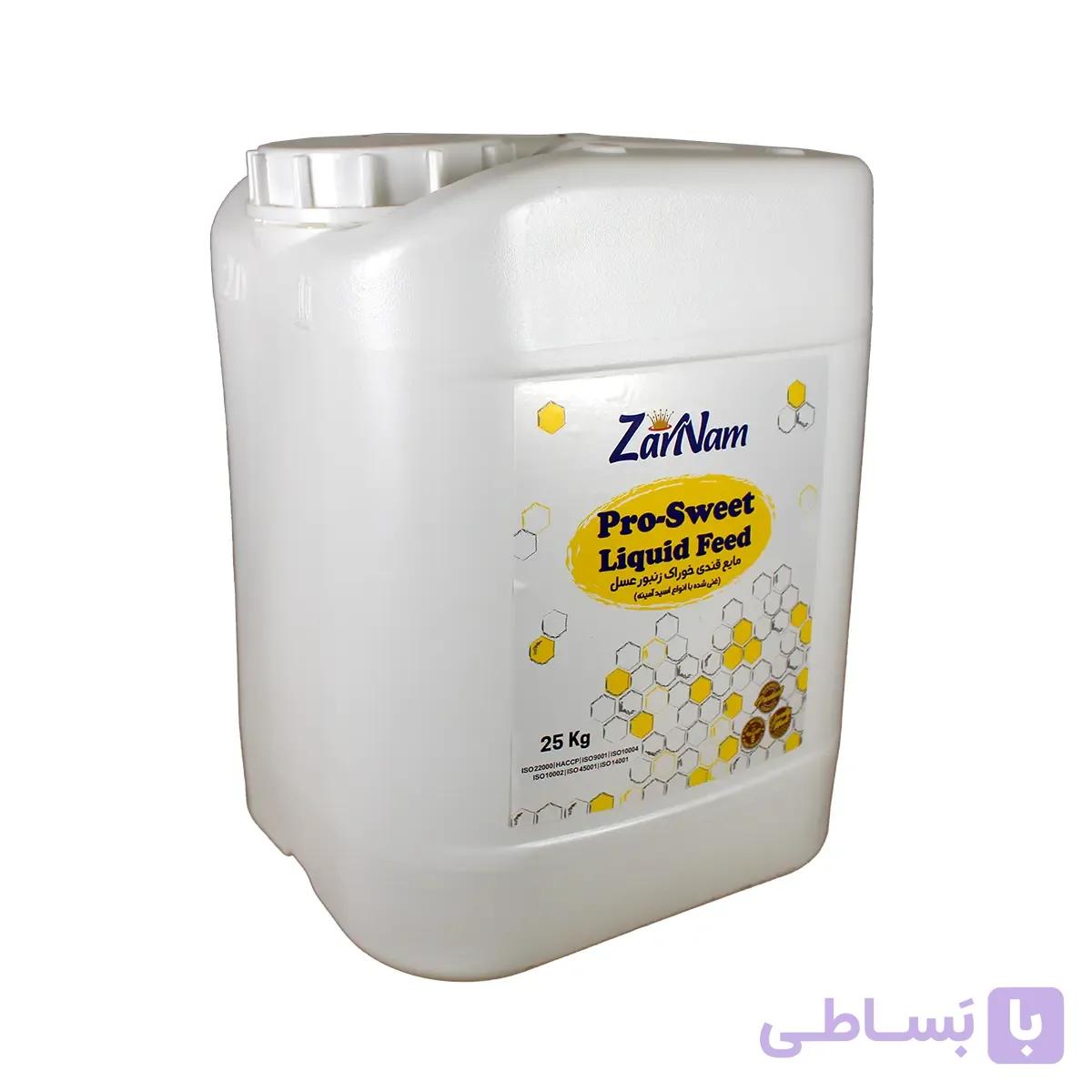 مایع قندی خوراک زنبورعسل زرنام — تصویر 1
