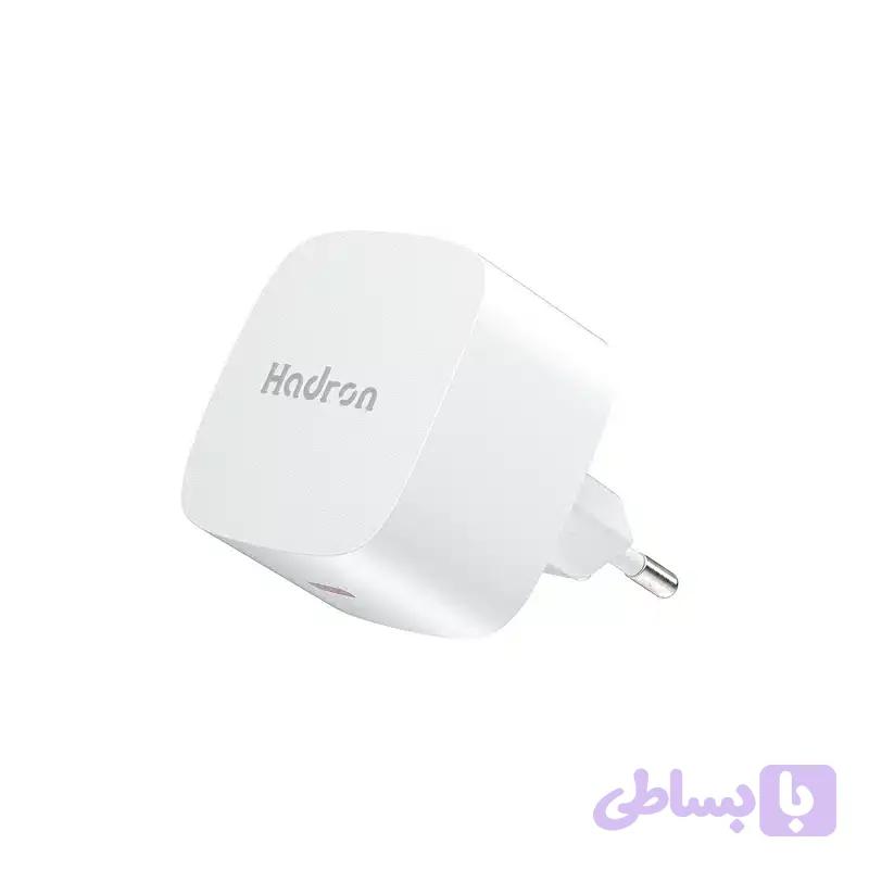 شارژر دیواری ۳۳ وات هادرون مدل C1013 با فناوری شارژ سریع PD3.0 و QC4+ — تصویر 1